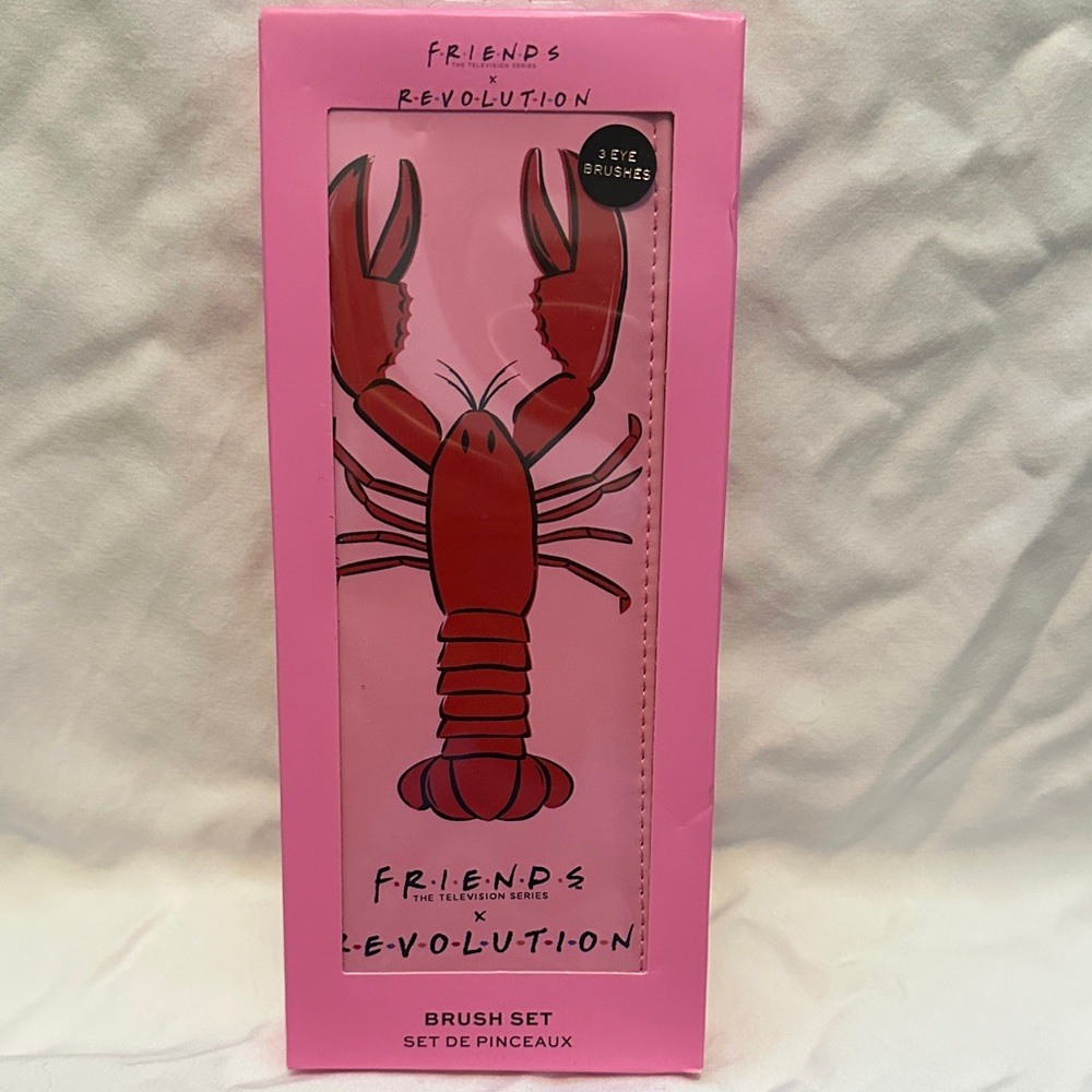Revolution Friends Lobster Eye Brush Set - Pink